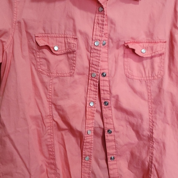 Bum Equipment Coral Button-Up Short Sleeve Shirt - Picture 3 of 5